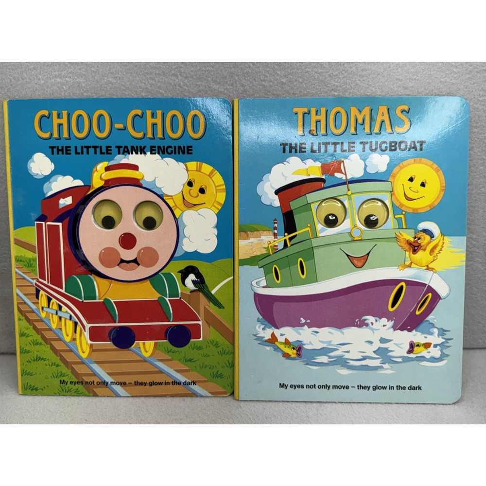 Choo Choo the Little Tank Engine & Thomas the Little Tug Boat VTG Brown Watson